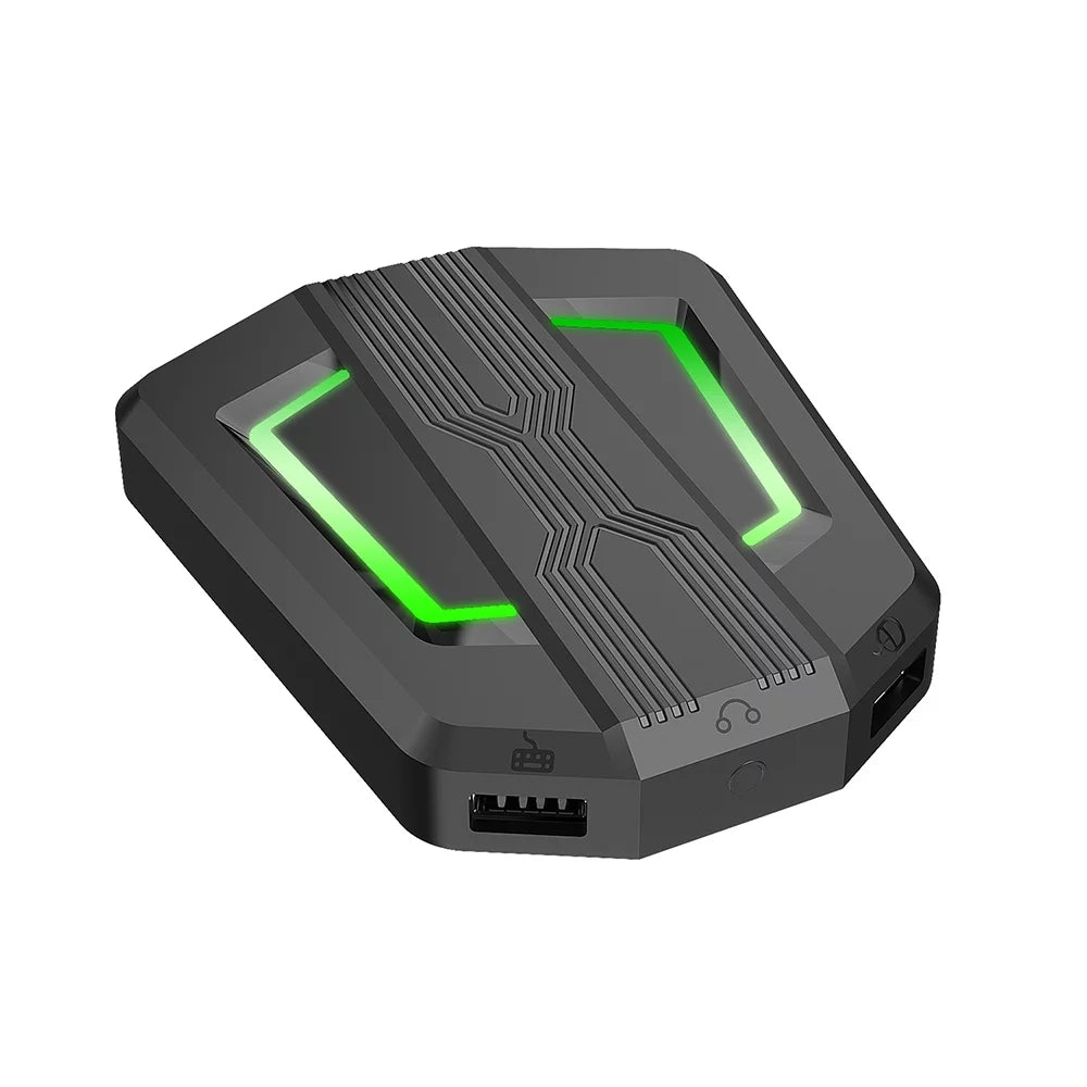 P6 for Adapter with Light Four-color Breathing and Portable Converter One Keyboard Replacement N-Switch XBox PS3 360 Mice Walmeck