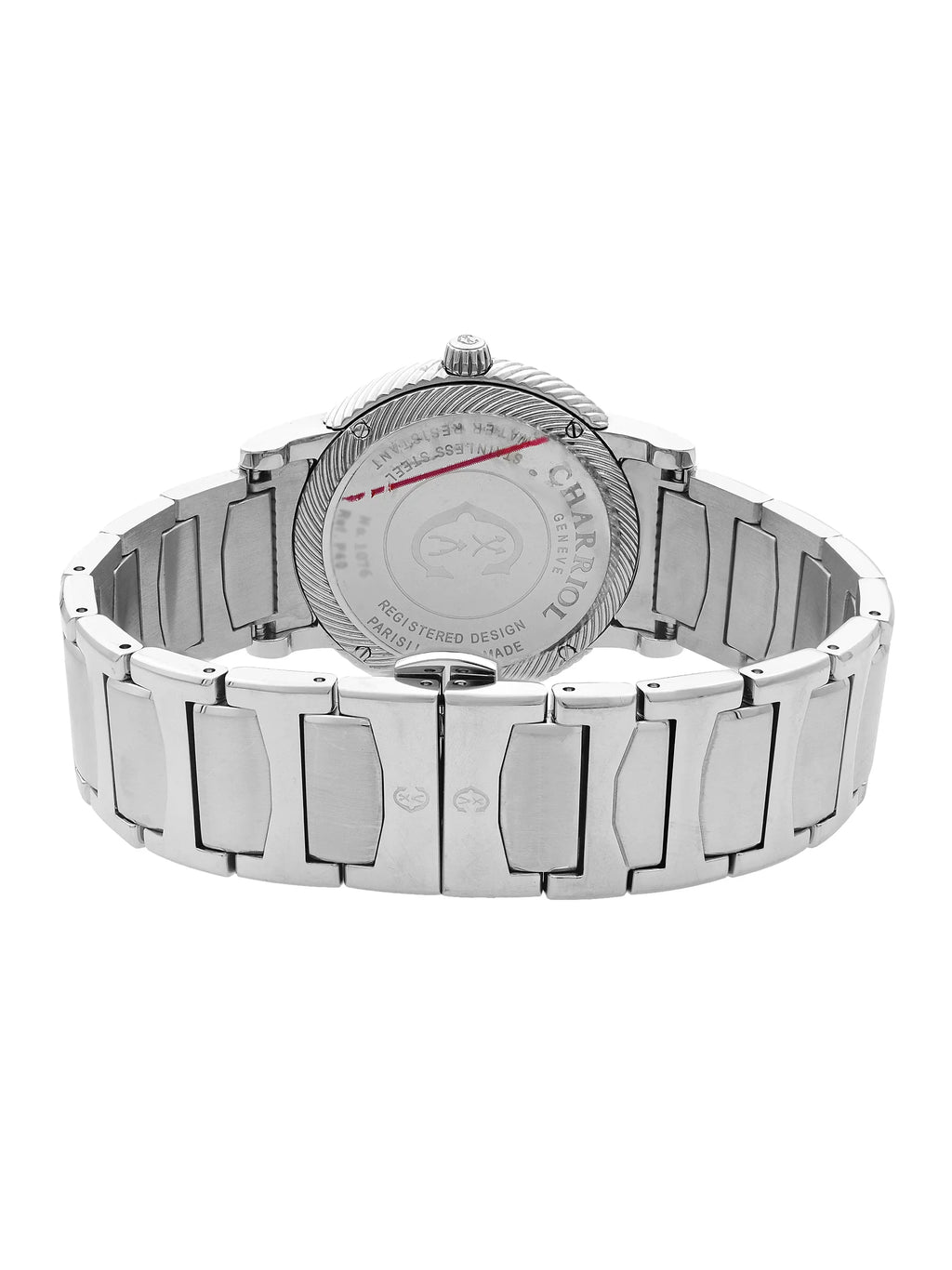 Blue Dial Watch Parisii P40S2.930.002 40mm Mens Steel Stainless Charriol Quartz