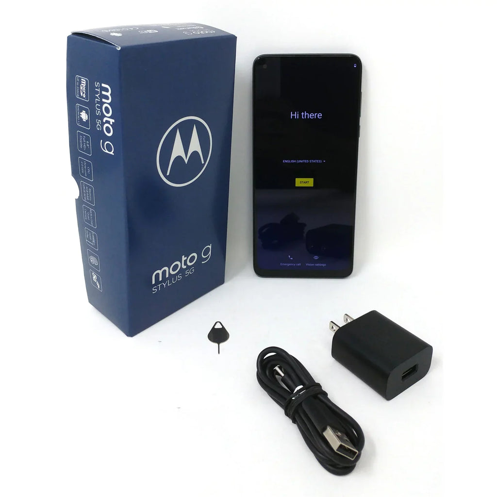 Cosmic XT2131-3 2021 Box 6.8" Phone Motorola 5G Emerald RAM 4GB Open Moto Stylus 128GB - G Unlocked