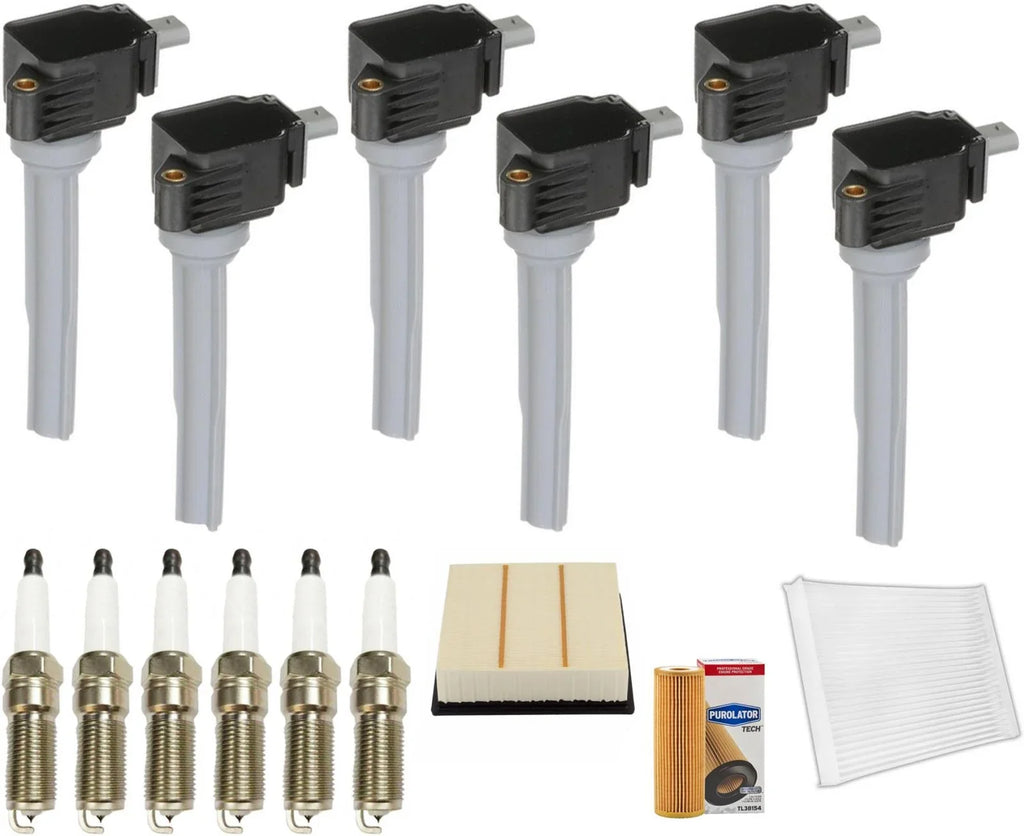 Ford For F-150 2015-2017 Direct Up Coils Plugs Spark Ignition 2.7L Tune Kit