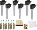 Ford For F-150 2015-2017 Direct Up Coils Plugs Spark Ignition 2.7L Tune Kit