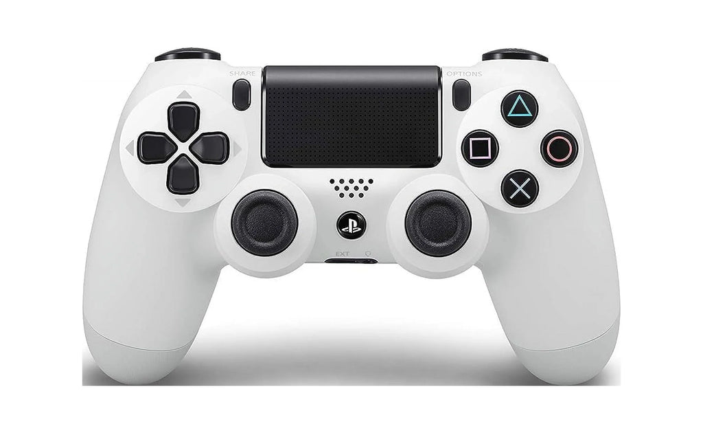 Bundle New Dual Controller + For BOLT Gaming Shock Wired Sony Like Earbuds AXTION PS4 White Console