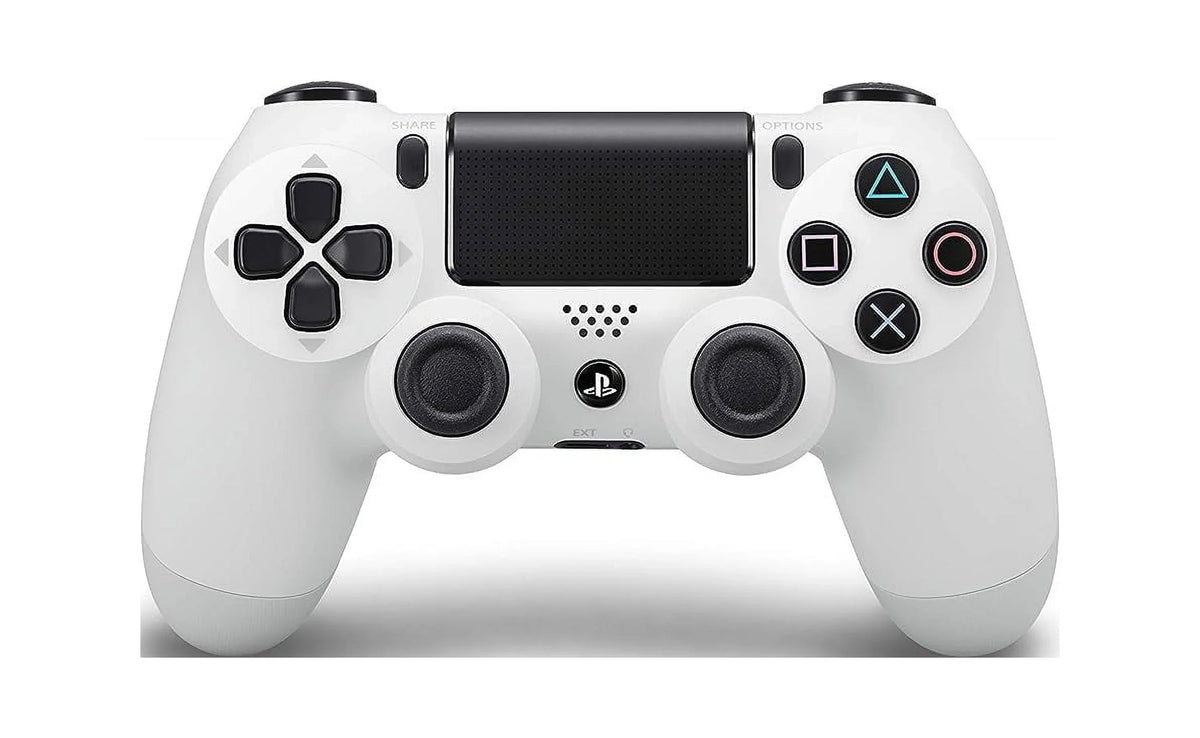 Bundle New Dual Controller + For BOLT Gaming Shock Wired Sony Like Earbuds AXTION PS4 White Console