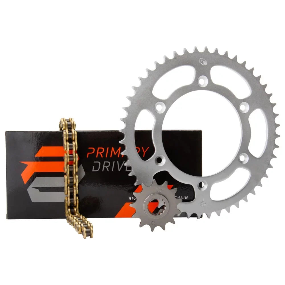 Drive 2021 XC-F Steel Kit For & 350 Chain X-Ring Russell Gold Primary Kailub KTM Edition