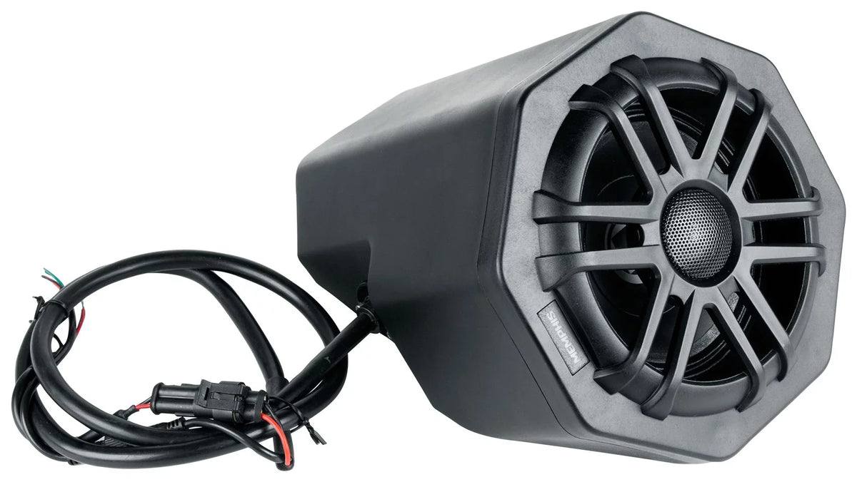 Speakers+Amp General For 2016+ Pods+LED Polaris GEN65FE Tower Memphis (2) Audio