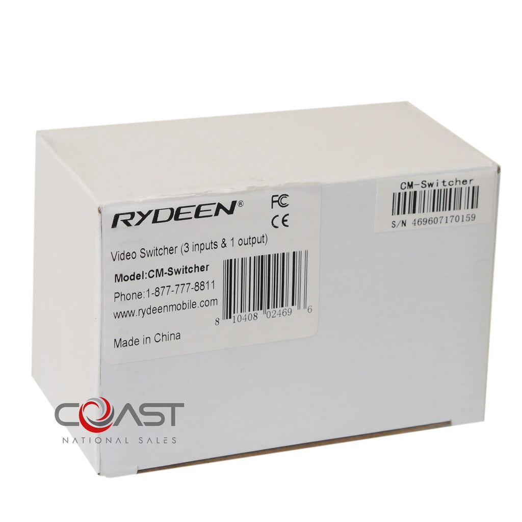 Multimedia Output For CM-Switcher Inputs/1 Video 3 Unit In-Dash Rydeen Switcher