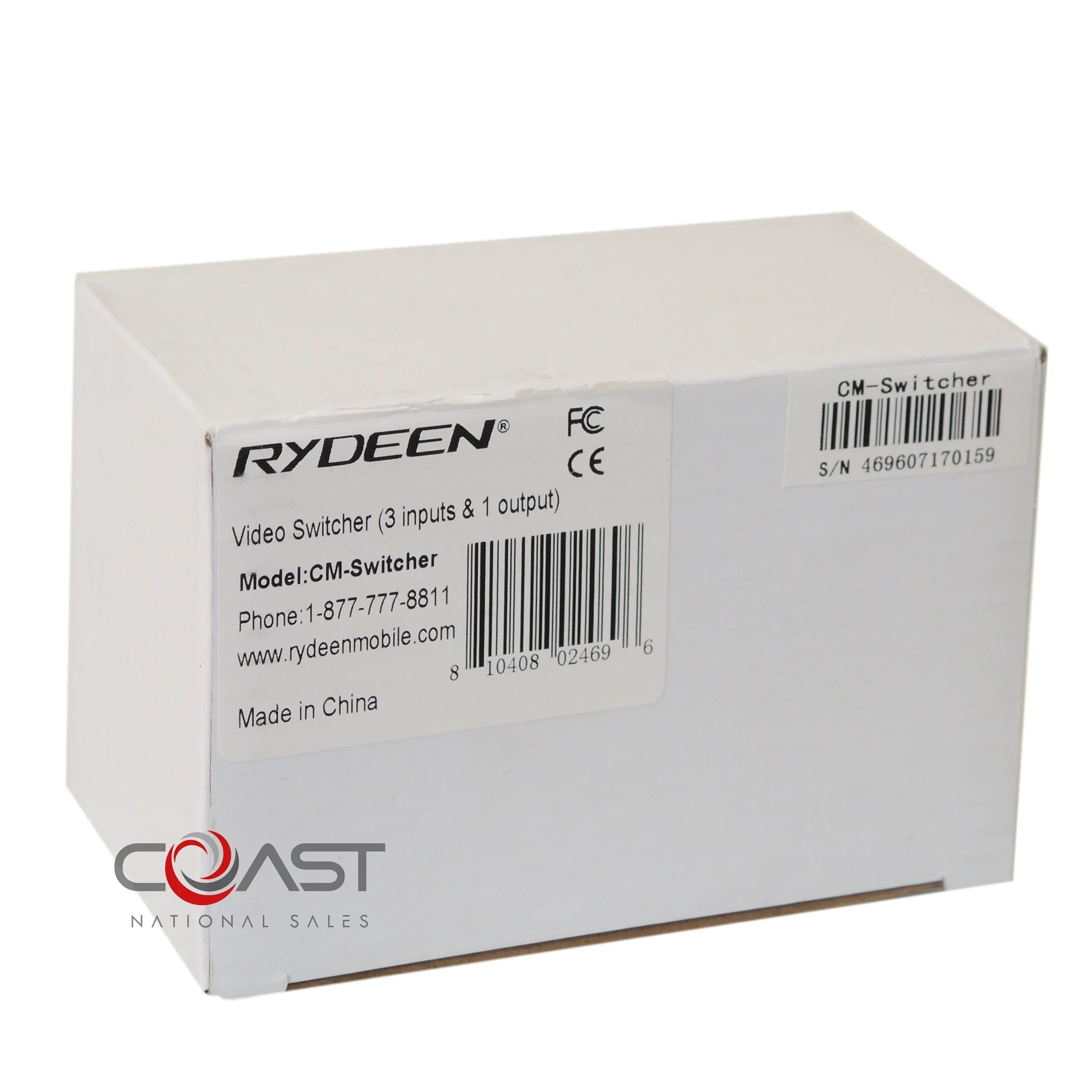 Multimedia Output For CM-Switcher Inputs/1 Video 3 Unit In-Dash Rydeen Switcher