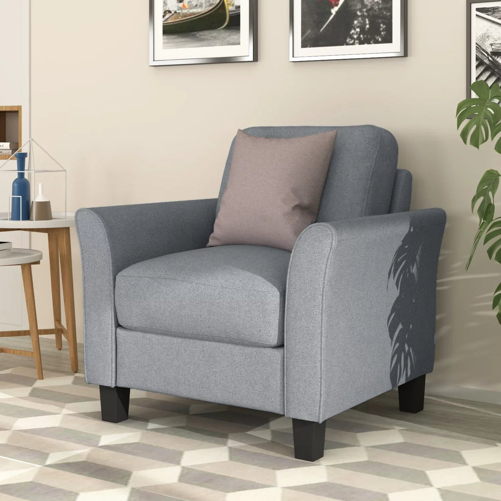 Anself (Gray) chair Sofa 3-seat Living and Room Furniture