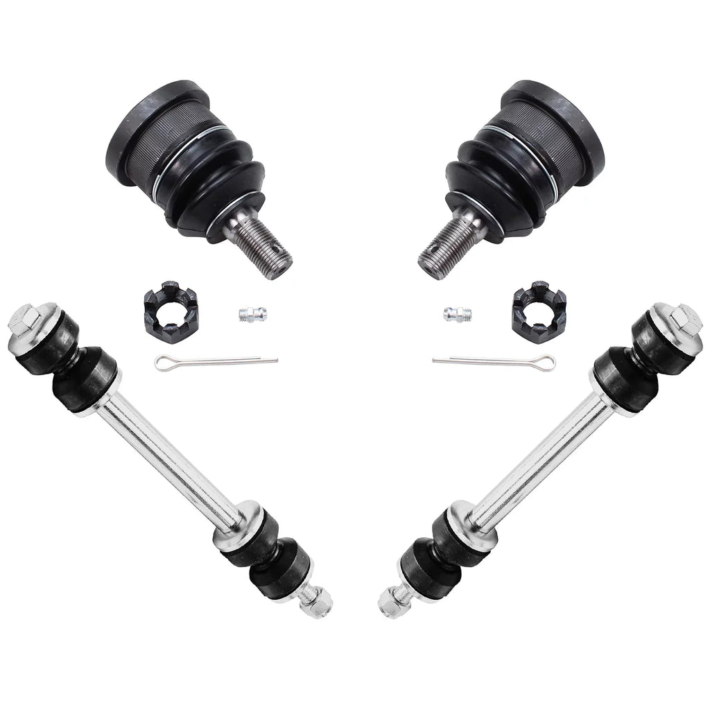 Adjusting Bars Idler Pitman Rods Marquis Sway Detroit 1998-2002 Sleeves Tie Joints Mercury Kit Crown Suspension Rear Front for Town Axle - Ball 16pc Front Car Ford Arms Grand Lincoln Victoria,