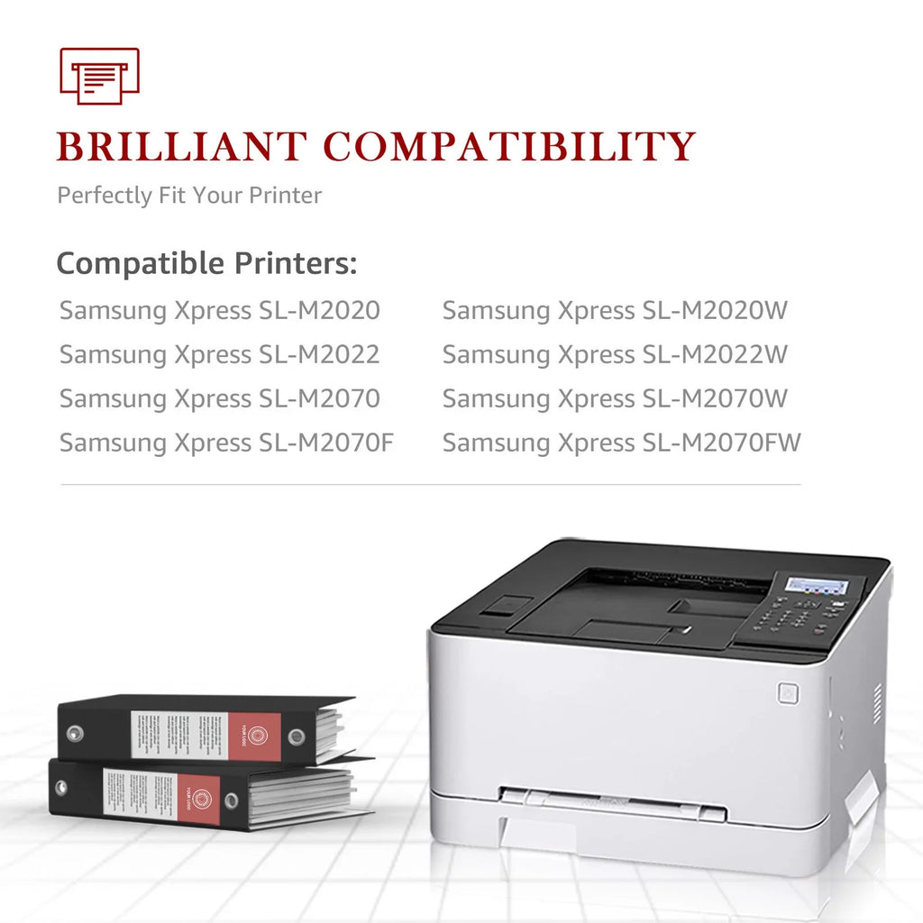 111L for D111S M2070FW Cartridge MLT-D111S Toner M2022W Compatible MLT-D111S MLT111S (Black) 111S M2026W 111S SLM2020W Xpress Printer 2-Pack M2024 Samsung