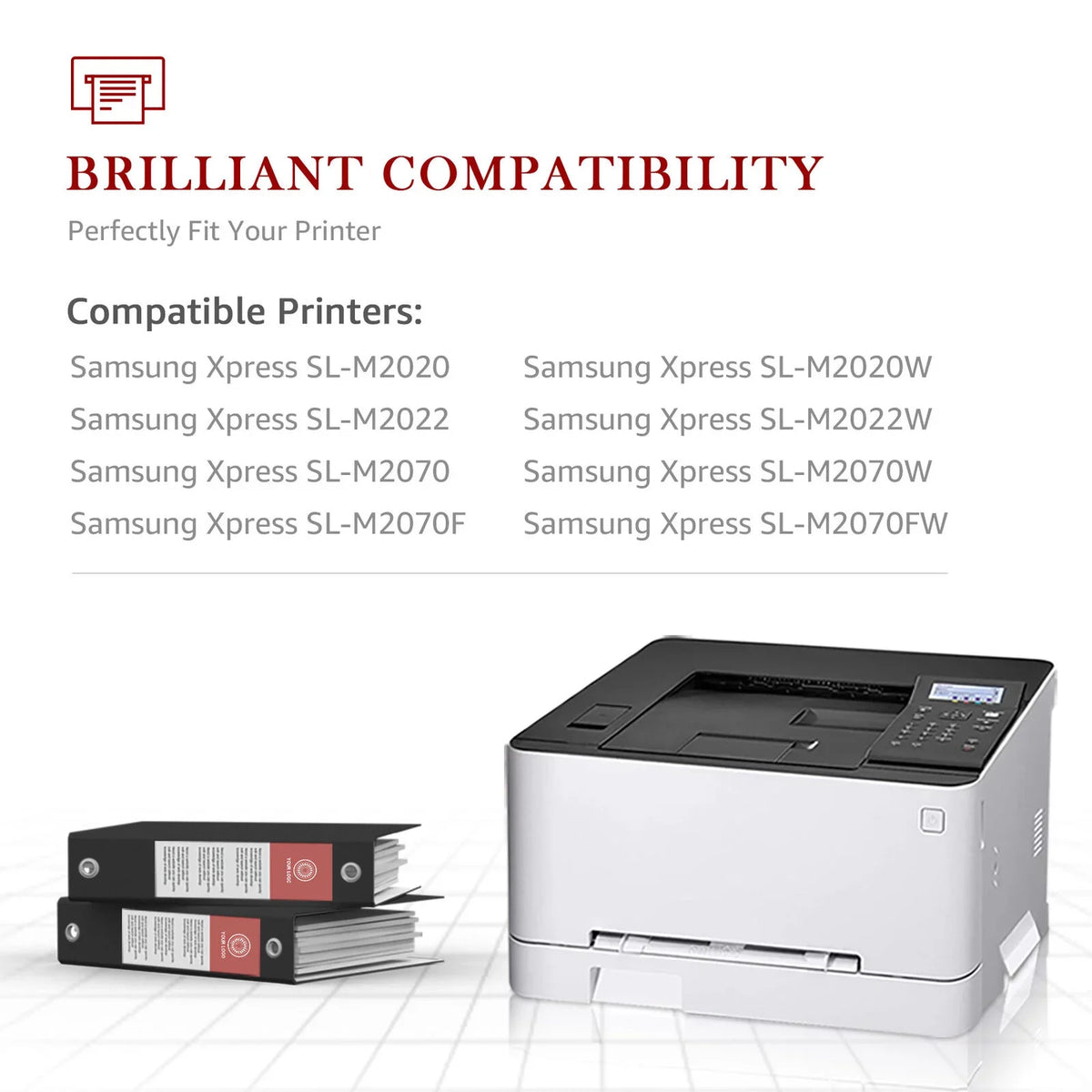 111L for D111S M2070FW Cartridge MLT-D111S Toner M2022W Compatible MLT-D111S MLT111S (Black) 111S M2026W 111S SLM2020W Xpress Printer 2-Pack M2024 Samsung