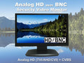 Security HD-TVI, HDMI Professional 101AV CCTV Inputs AHD, Home for 23.6" 2X BNC CVBS Monitor with Office HD Surveillance 1x & 16:9, & LED Analog CVI Work DVR System