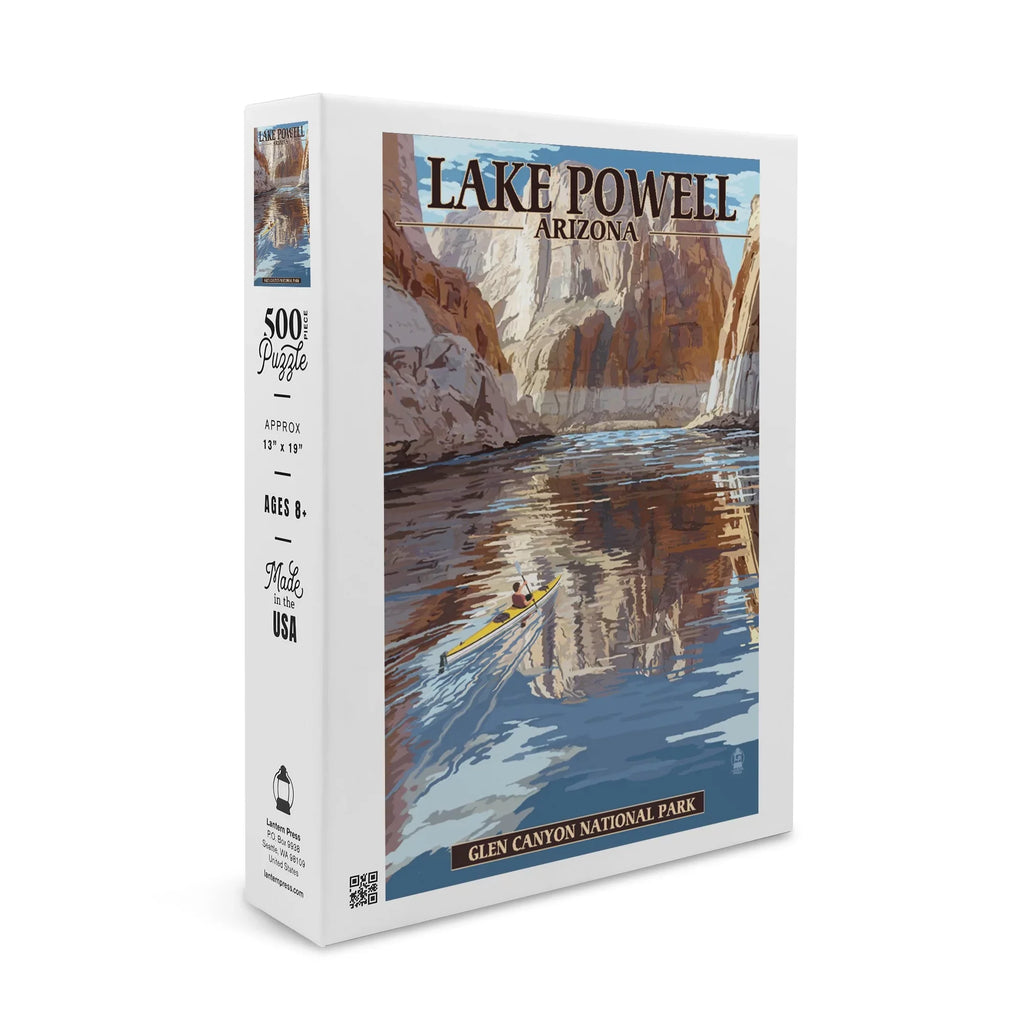 in Glen Jigsaw inches, Canyon Premium Family, and Piece Lake for USA) Adults Puzzle 500 Made Arizona, Powell, (19x27 National Park