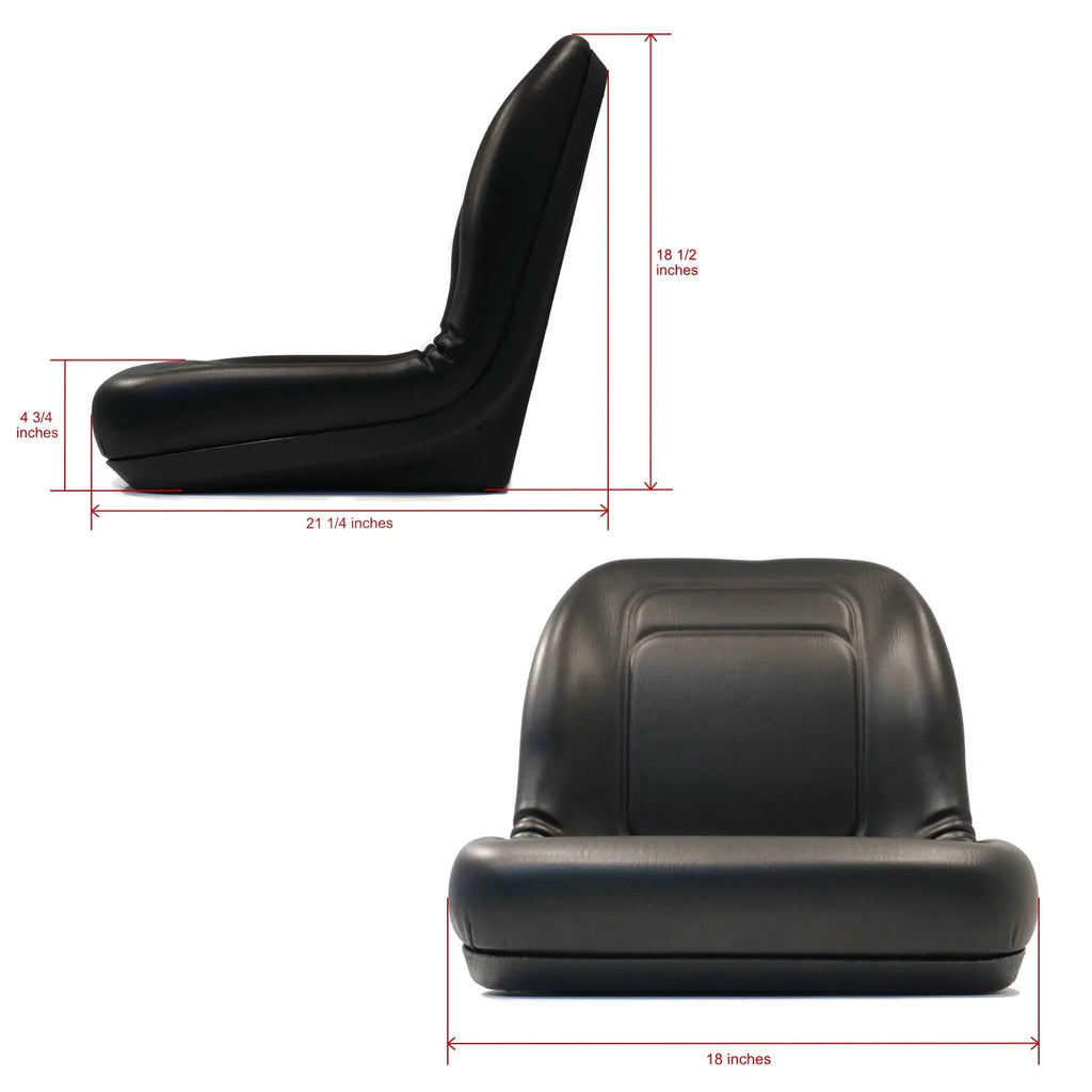 High HPX Back TE Gator (2) Deere | CX E-Gator Seats Trail 4x4 The CS John ROP Model Shop Black