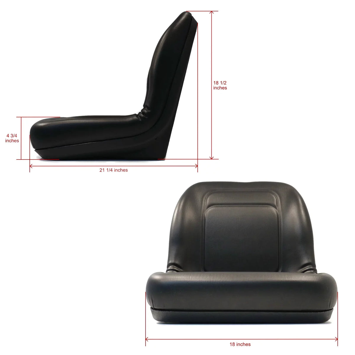 High HPX Back TE Gator (2) Deere | CX E-Gator Seats Trail 4x4 The CS John ROP Model Shop Black