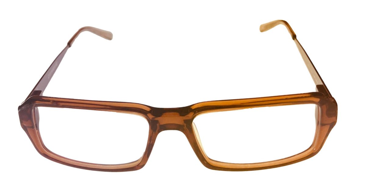 Eyeglass Frame Converse Brown Digital Soft Rectangle Ophthalmic Mens Plastic