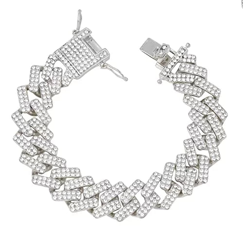 Iced Single or Iced Out Color Collection Raymond Blast Combo (ST10327CO-ZZ Colourful SLV) Out with Sets Blinged Watch on Out Flame Bracelets Rainbow Set. Charles Mens