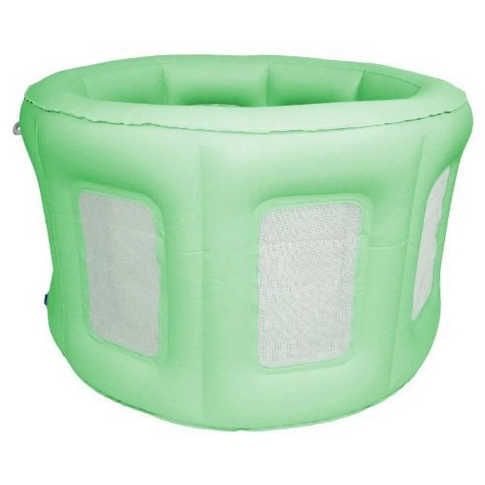 4-in-1 Central Play Yard Swim Baby Green Inflatable to Grow Room Portable