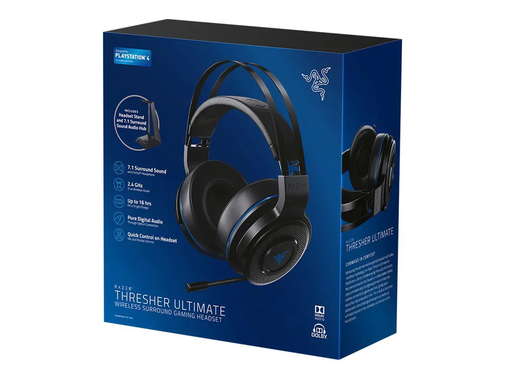 '- channel Razer Headset full - wireless 7.1 Ultimate GHz - - - size Thresher 2.4 - noise isolating