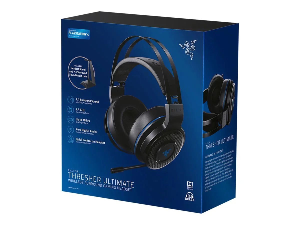 '- channel Razer Headset full - wireless 7.1 Ultimate GHz - - - size Thresher 2.4 - noise isolating