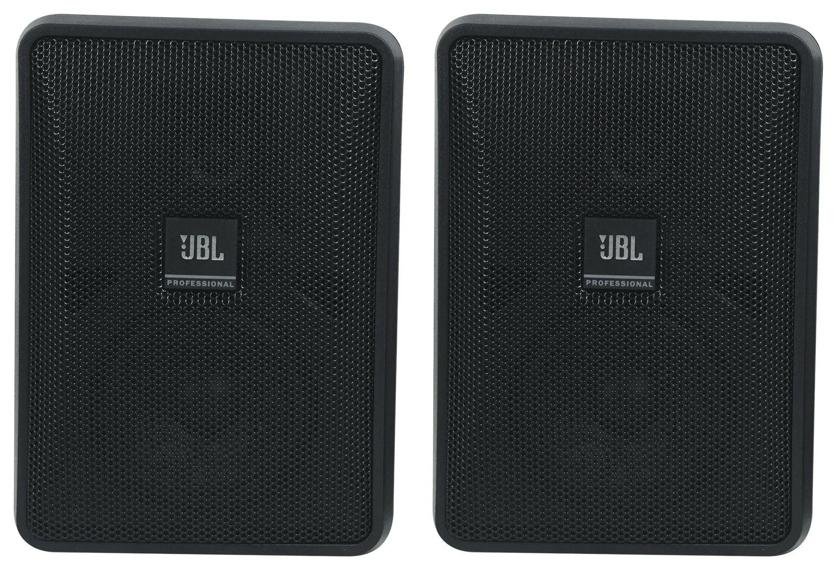 Control 23-1 JBL 70v Amp Black + Wall Commercial 3" (8) Indoor/Outdoor Speakers