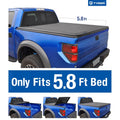 2010 Tonneau feet TG-BC3D1015 Trifold 2012 Pickup 2015 Dodge Ram Cover (NOT Cargo Cover Stepside) (69.6 Tonno 1500 2013 Truck Bed inch) Fits 2014 2009-2016 2011 TYGER Tri-Fold 5.8 For