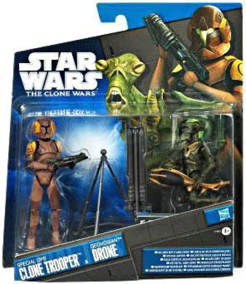 Action 2011 Wars Trooper Clone Geonosian 2-Pack Special Figure Drone & Ops Star