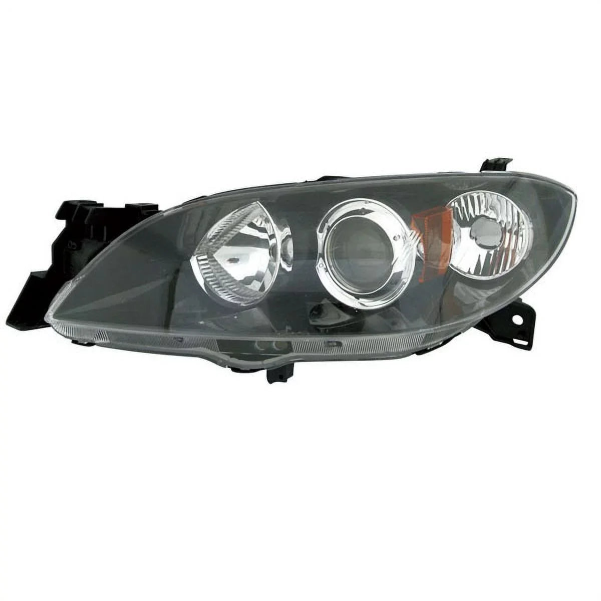Light For Head w/o Mazda3 CAPA Bulb Headlight Front 04-09 Driver Side Headlamp