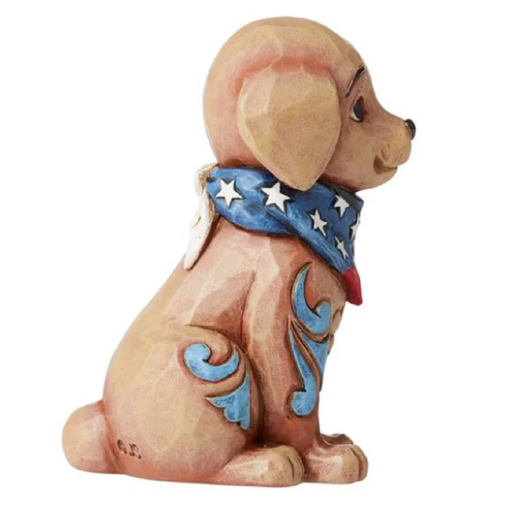 6006442 Puppy Mini Shore Flag Scarf Jim American Patriotic
