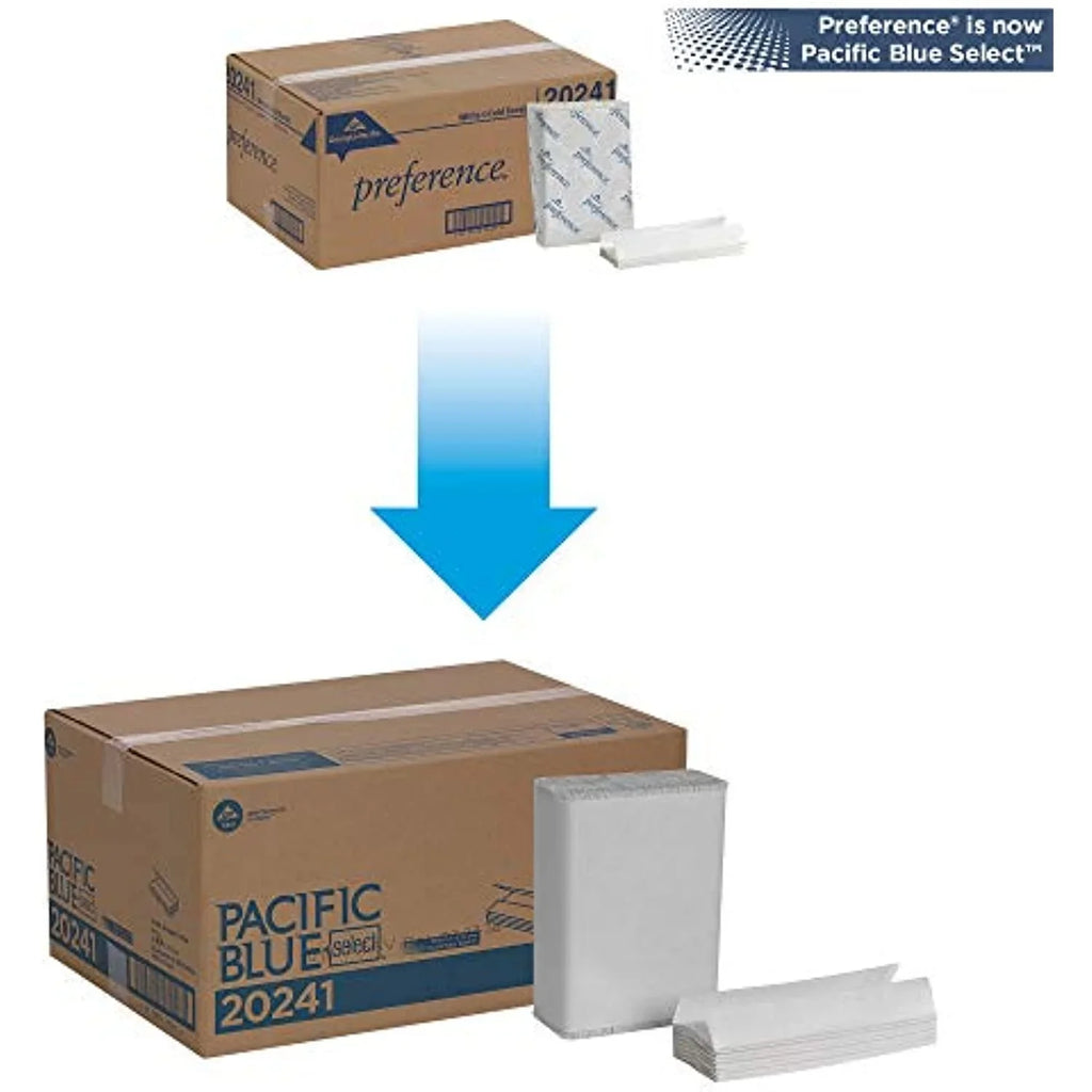 10.10" 200 Case Packs 20241, Per Pro C-Fold X Pack, Paper Towels Select Blue (2400 Towels Pacific 13.20" White, Total), (Georgia-Pacific), Per By 12 Gp