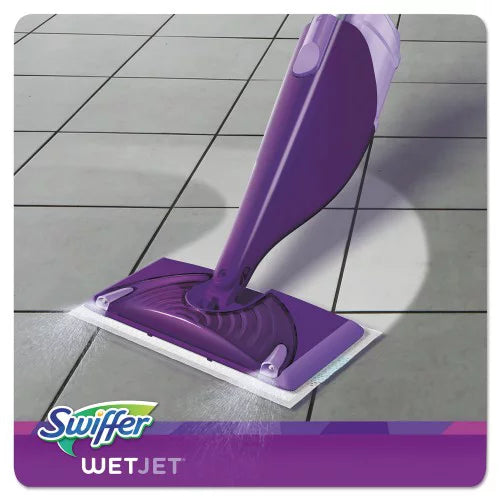 11 Aluminum/Plastic WetJet 46" Mop, x 5 Head, Cloth Handle White Purple/Silver Swiffer