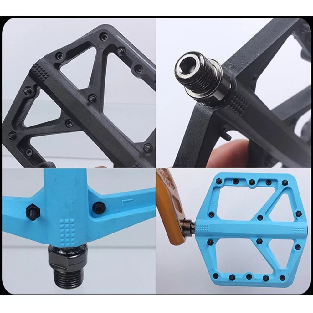 Bike Nylon Ultra-light Fiber Large Lightweight AM Sealed Extra RACEWORK Off-road Pedal Antislip DH XC Mountain Bearings
