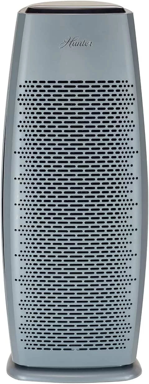Tall HEPA - Tower Box Hunter HP600GR True Open Accent Filter Graphite Air Purifier Light
