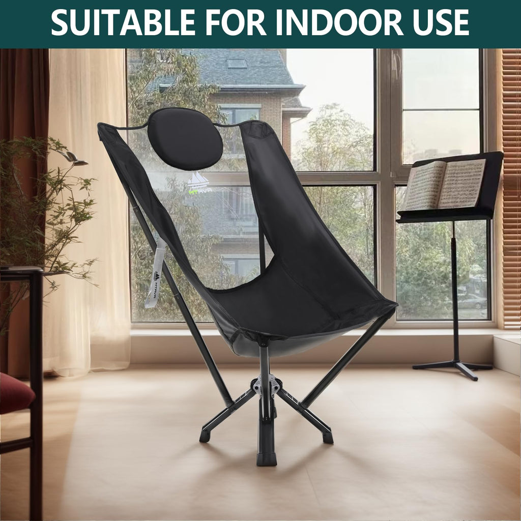 Adults, Sports, Folding Chairs Camping High Picnic, Lounge Camp Travel, Lawn, Portable for 60 Chair MTRVR Size Back Beach, Foldable Chairs, Heavy-Duty, Oversize,Supports Compact Outdoor Plus for Chair