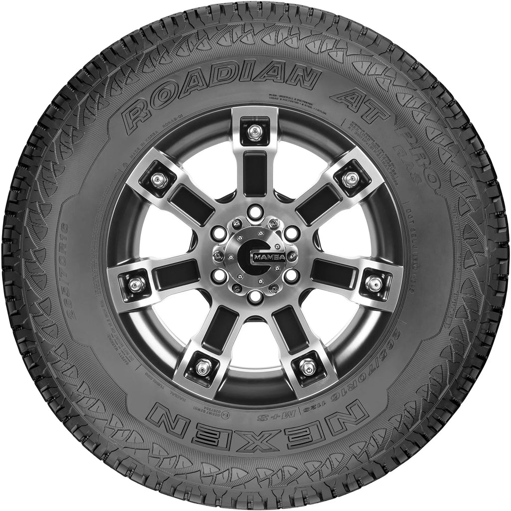 Chevrolet Silverado Chevrolet 1500 All-Terrain Pro High Nexen Fits: Country, 2018 High 1500 Country Roadian LRE/10PLY - Tire LT275/55R20 AT 2014-16 Silverado RA8 Rated
