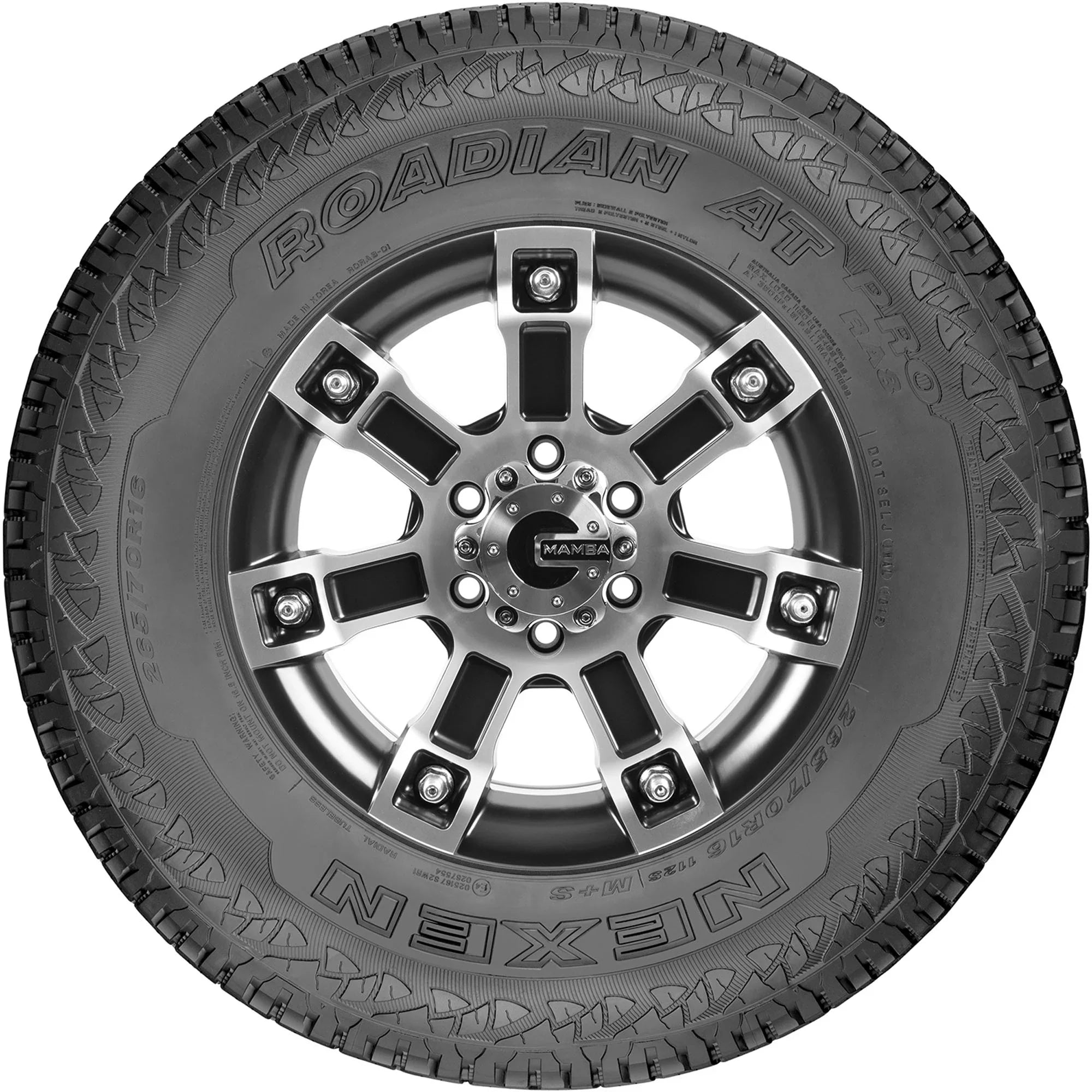 Chevrolet Silverado Chevrolet 1500 All-Terrain Pro High Nexen Fits: Country, 2018 High 1500 Country Roadian LRE/10PLY - Tire LT275/55R20 AT 2014-16 Silverado RA8 Rated