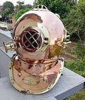 US Antique Brass N Divers Copper Diving Vintage Navy NauticalMart Gift Helmet