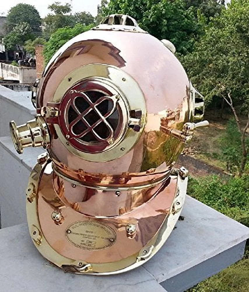 US Antique Brass N Divers Copper Diving Vintage Navy NauticalMart Gift Helmet
