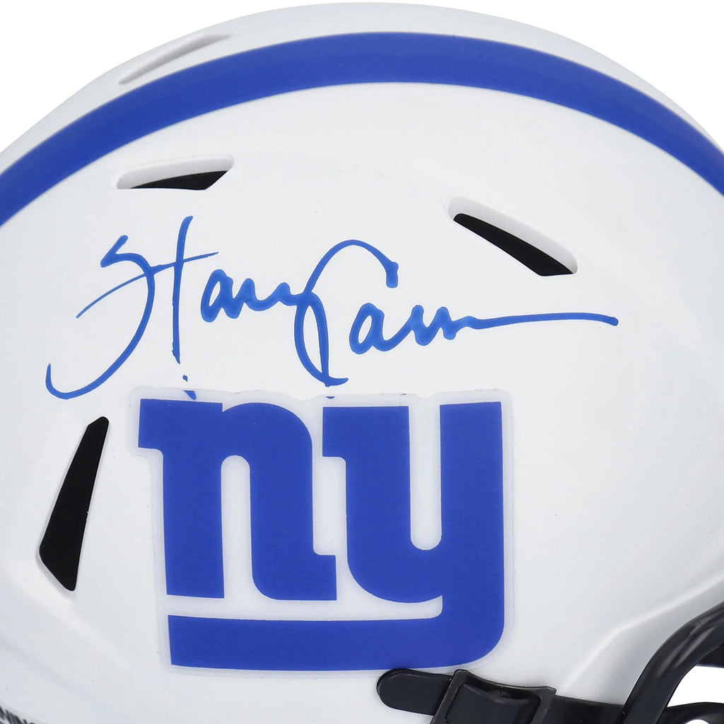 Lunar Speed Eclipse Riddell Certified Alternate New Authentic Mini Carson Harry Autographed - Giants York Fanatics Helmet