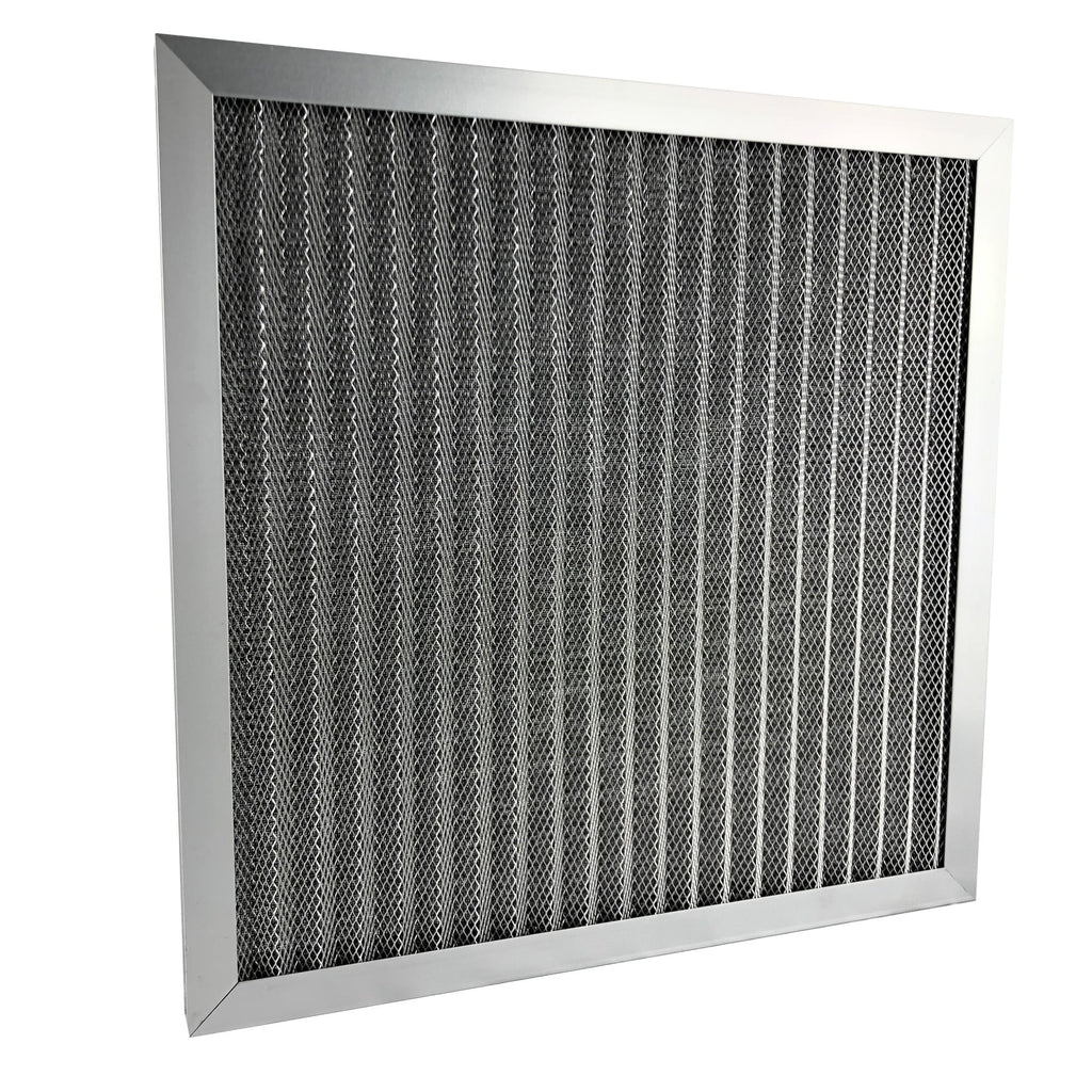 x x (14" 14" Furnace Metal AC 1"), Air HVAC Washable Air Central Electrostatic Filter Aluminum Filter, Filter Aulnay