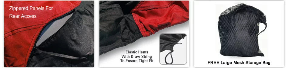 Sun, Weather Straps Trailer Storage YAMAHA - And Includes Rays, - More! Bag Wave Protects 1991-1993 - Rain, 650 Color All Jet Cover RED Black Trailerable Ski UV And Runner For from LX / - Weatherproof