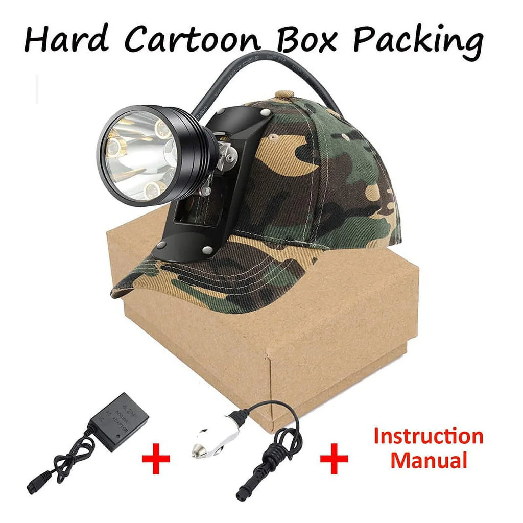 Headlamp Waterproof Fishing Powerful for Perfectly Coyotes Camping Head Predators Working Hog 6 With Modes Night Lighting for Hiking Rechargeable Hunting 4 LEDs & Lights