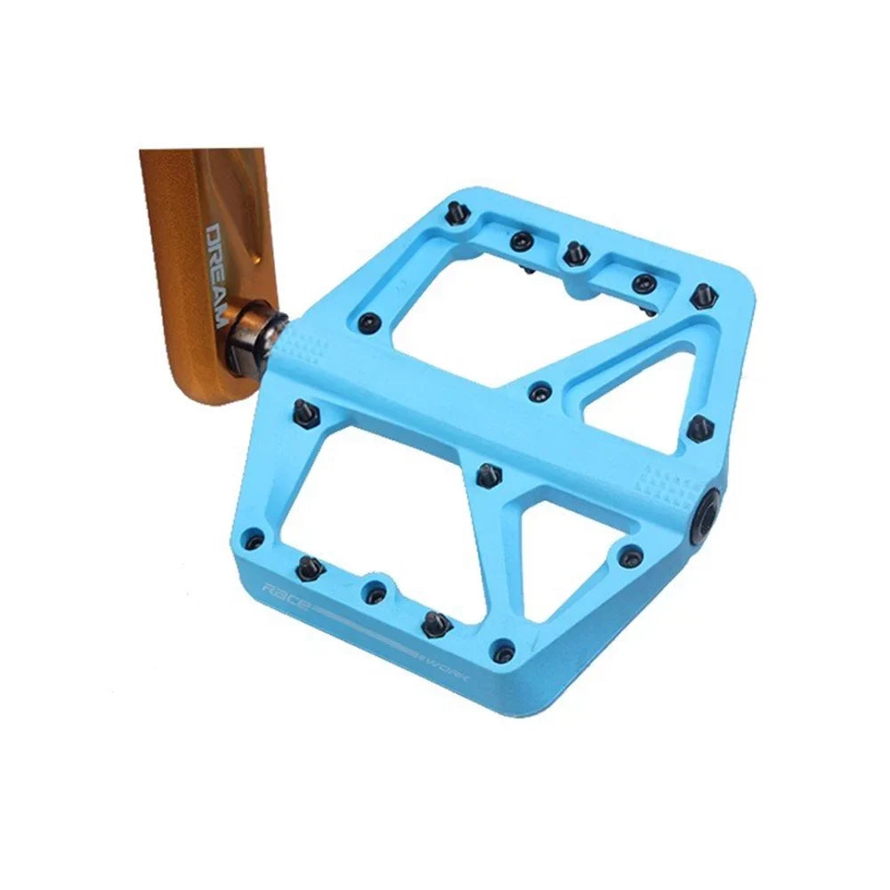 Bike Nylon Ultra-light Fiber Large Lightweight AM Sealed Extra RACEWORK Off-road Pedal Antislip DH XC Mountain Bearings