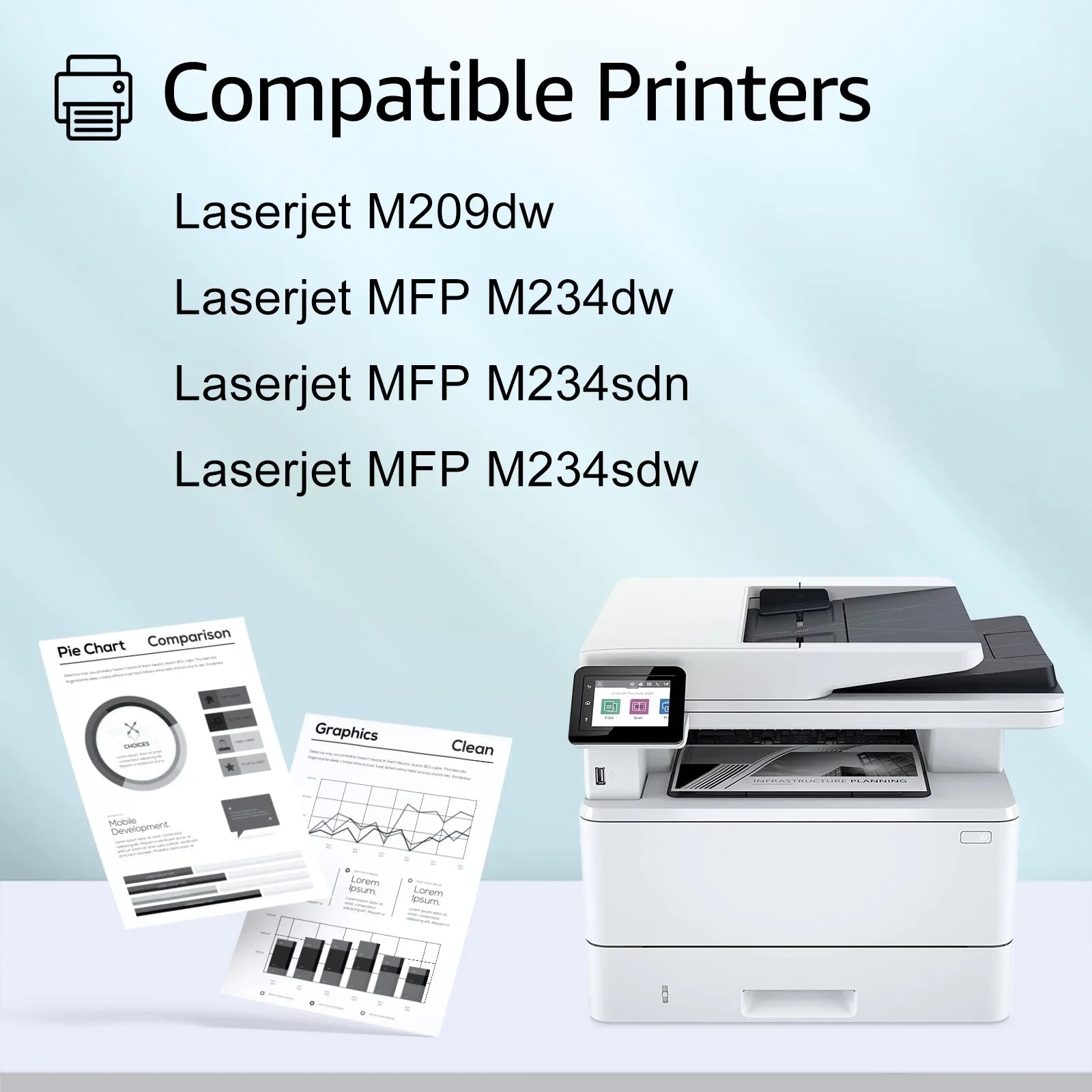(No with Chip) Cartridge 134A Replacement M234dw Printer Black Compatible MFP for M234sdw Toner HP HP W1340A 8 M209dw M234sdn Laserjet GREENCYCLE