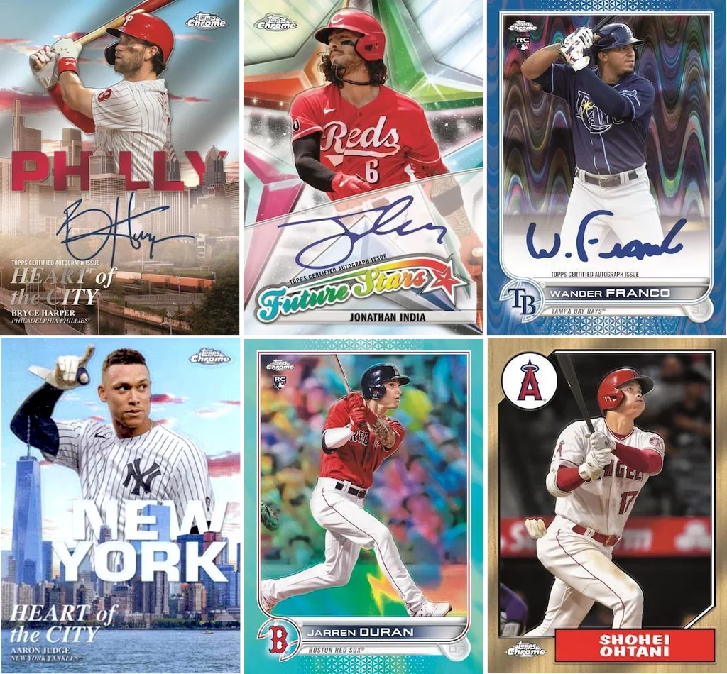 Baseball 2022 Trading Box Cards Chrome Topps Mega MLB