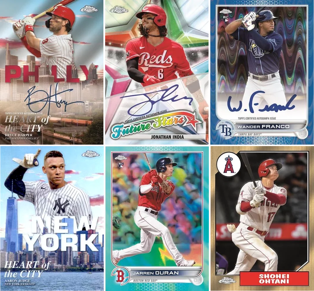 Baseball 2022 Trading Box Cards Chrome Topps Mega MLB