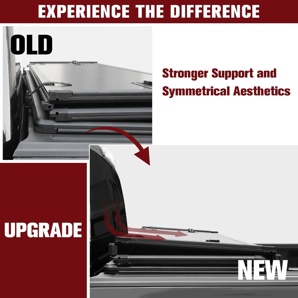Deckrail 2003-2024 Without Bed Ram 3500 Hard & | Truck 6.4ft Tonneau Bed Rambox for Professional | FRP (74.6in) Kikito 2500 Tri-Fold System 1500 Cover