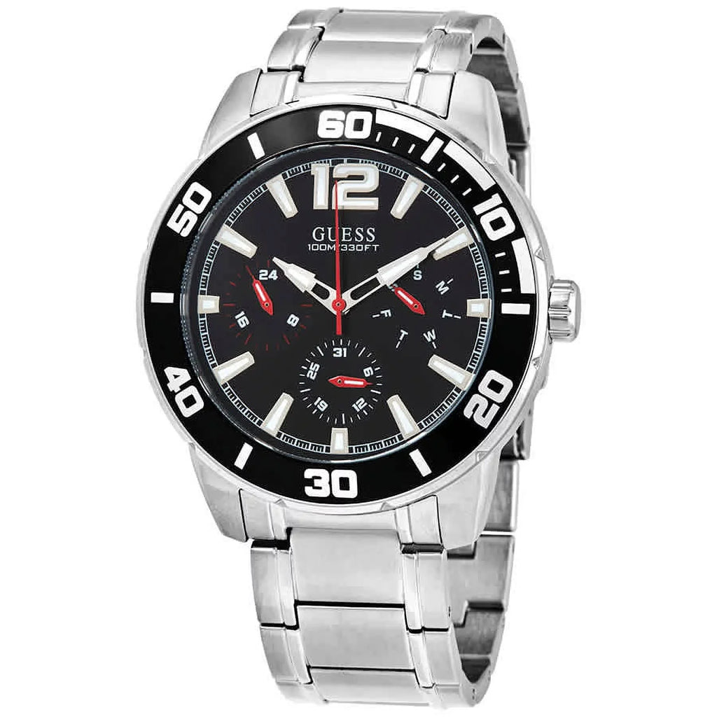 Men's Trek Black Dial Guess Watch W1249G1 Quartz