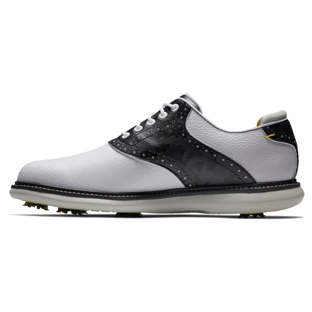 Men's Wide - 11.5 Traditions - FootJoy Golf - Shoes 57903 White/Gray