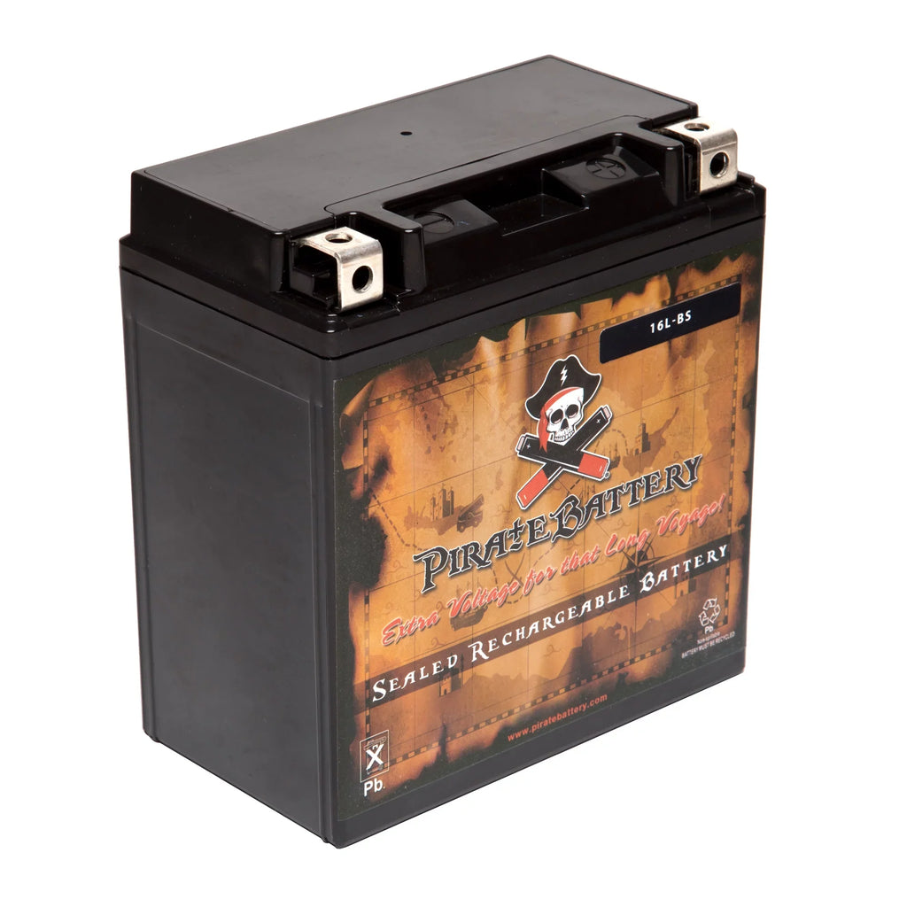 230 for Battery Ah, Volts,14 Cca) Runner Pirate Ytx16l-bs Yamaha Wave Jet 1997 (16l-bs 12 Battery Ski